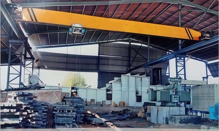 5 tonnalik elektr bitta ko'prikli kran