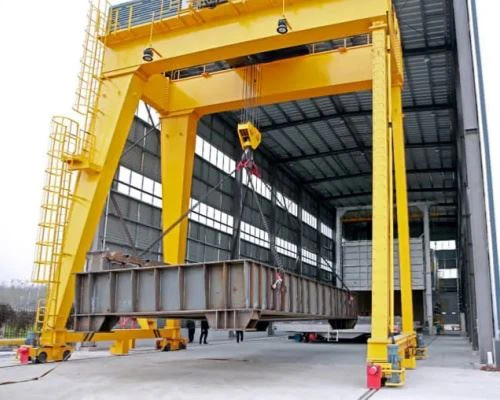 50t Godown Double Girder Gantry Crane With Md Electric Hoist