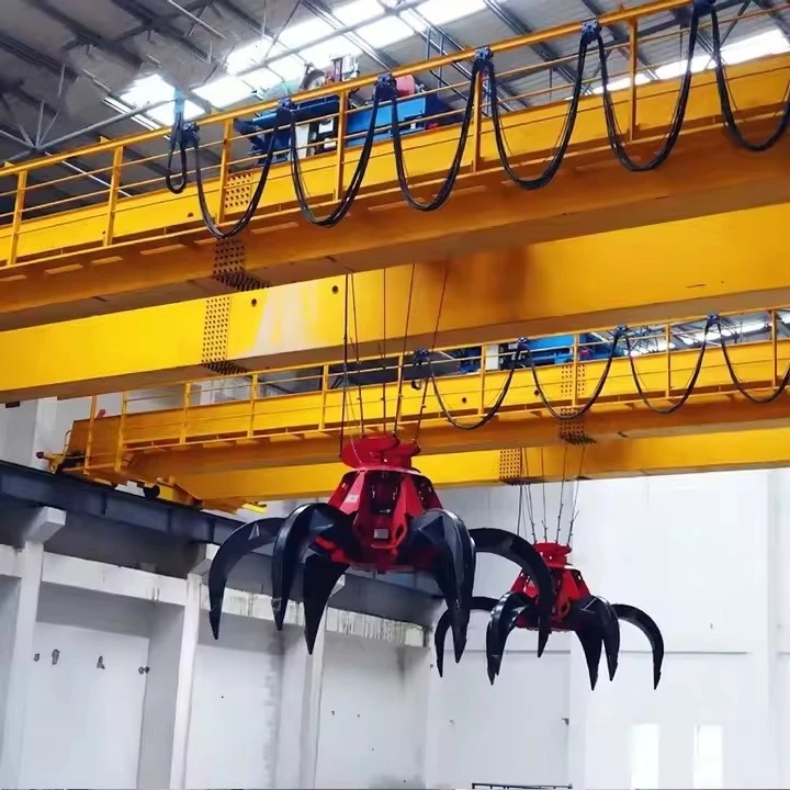 Qz Series Double Girder Grab Bucket Overhead Cranes suppliers