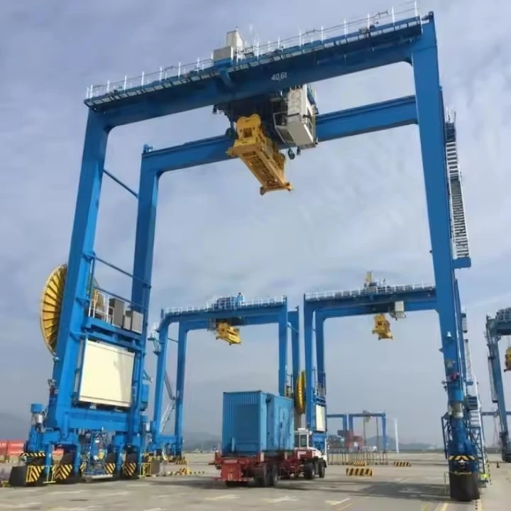 Rtg Crane Rubber Tyre Container Gantry Crane factory