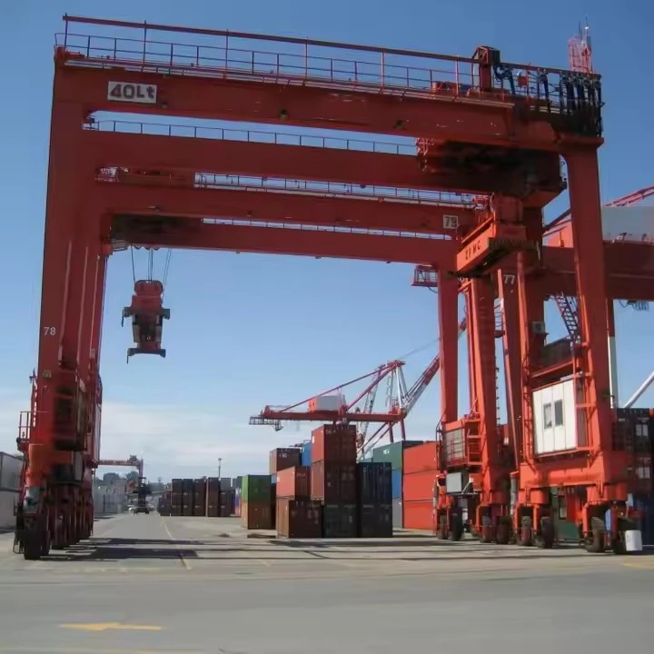 Rtg Crane rezina shinalar konteyneri Gantry Crane